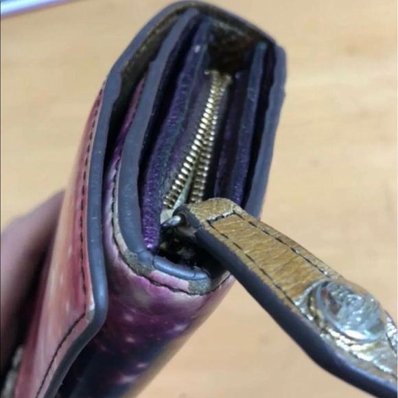 Vivienne Westwood galaxy stars long wallet universe pink and navy - Picture 5 of 7